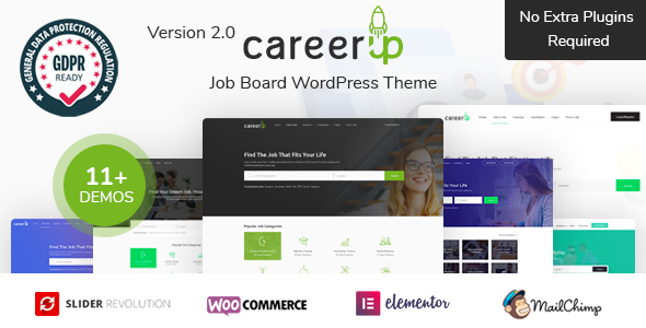 CareerUp 2.3.53 - Job Board WordPress Theme