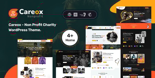 Careox 1.0 - Non Profit Charity WordPress Theme