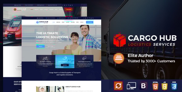 Cargo HUB 1.0 - Logistics HTML Template