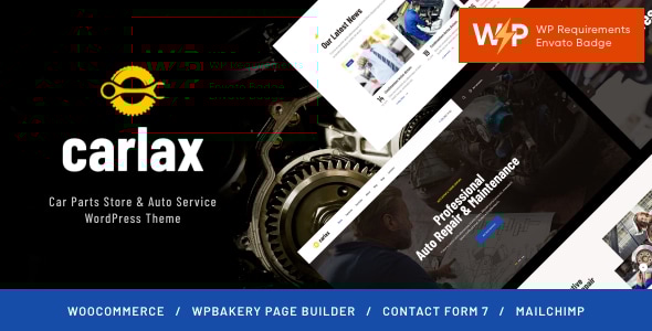 Carlax 1.1.3 - Car Garage & Auto Service WordPress Theme