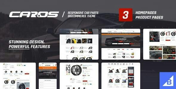 CAROS  Cars & Auto Parts Automotive BigCommerce Theme (Stencil Ready)