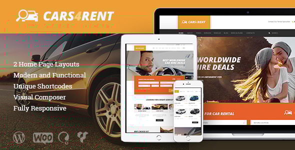 Cars4Rent 1.4.3 - Auto Rental & Taxi WordPress Theme  RTL