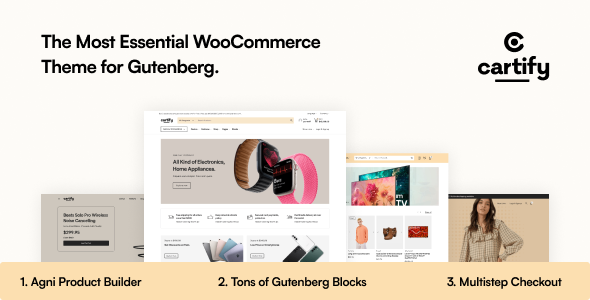 Cartify 1.3 - WooCommerce Gutenberg WordPress Theme