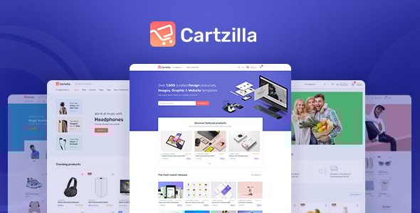 Cartzilla 1.0.47 - Digital Marketplace & Grocery Store WordPress Theme