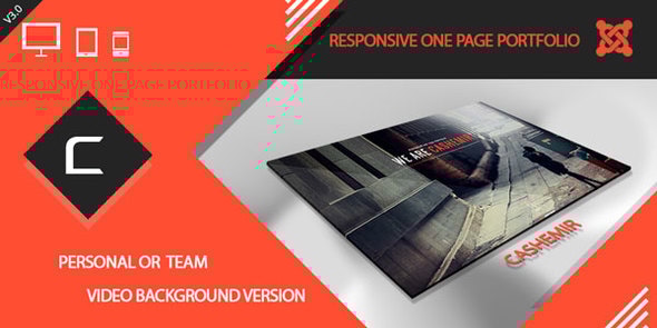 Cashemir 3.0.5 - Responsive One Page Joomla Template