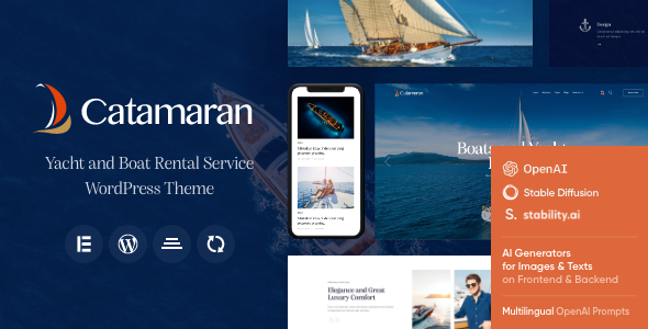 Catamaran 1.20 - Yacht & Boat Rental Theme