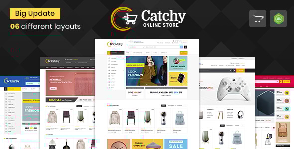 Catchy 2.1.0.1 - Multipurpose OpenCart 3 & 2 Theme