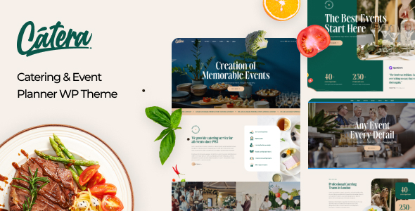 Catera 6.8 - Catering & Event Planner Wordpress Theme