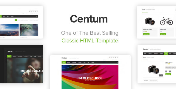 Centum 3.0 Responsive HTML Template
