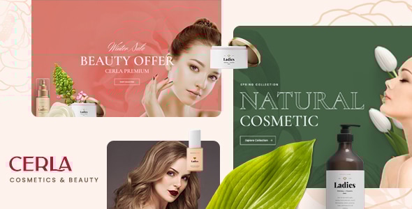 Cerla  Cosmetics WooCommerce WordPress Theme