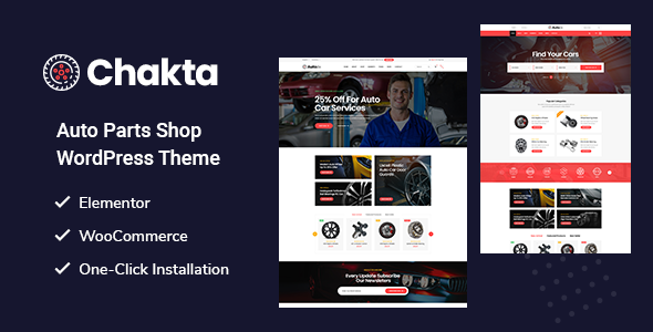 Chakta 1.8.1 - Auto Parts Shop WooCommerce Theme