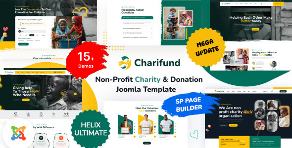 Charifund - Charity Donation & Fundraising NGO Multipurpose Joomla Template