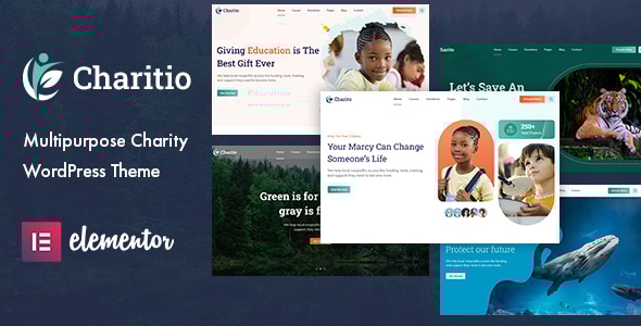 Charitio - Multipurpose Charity WordPress Theme