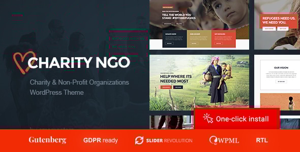 Charity NGO 1.3.0 - Donation & Nonprofit Organization WordPress Theme