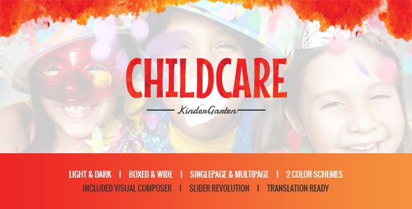 Child Care 2.1 - Children & Kindergarten WP Theme