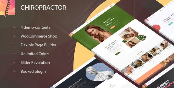 Chiropractor 1.1.0 - Therapy and Rehabilitation WordPess Theme