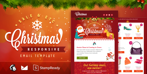 Christmas 1.0 - Responsive Email  StampReady Builder
