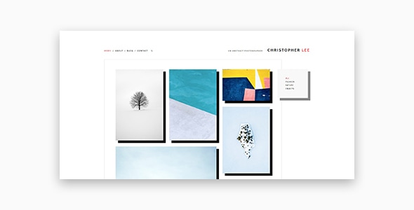 Christopher 1.0.1 - Portfolio & Photography WordPress Theme