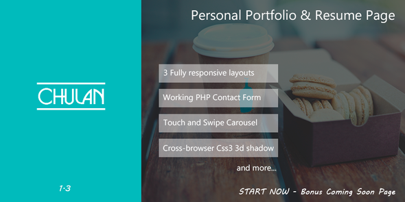 Chulan 24.10.2014 - Personal Portfolio & Resume Page