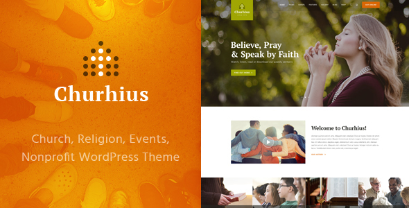 Churhius 3.3 - Church Religion WordPress Theme