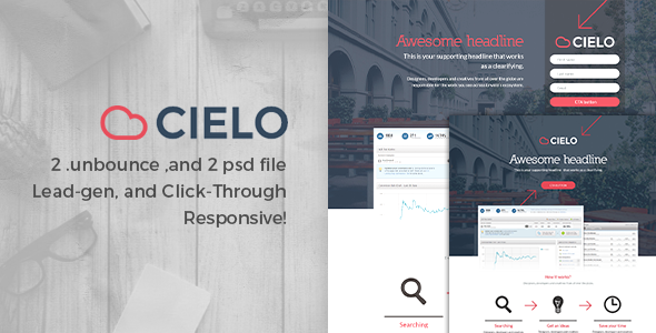Cielo 1.1 - Bundle Unbounce pages