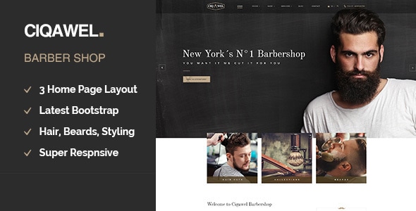 Cigawel 2.1 - Barbershop WordPress Theme