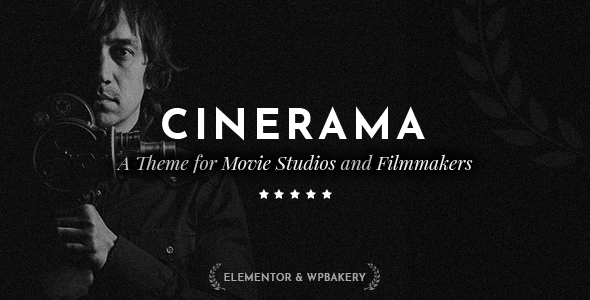 Cinerama 3.0 A WordPress Theme for Movie Studios and Filmmakers