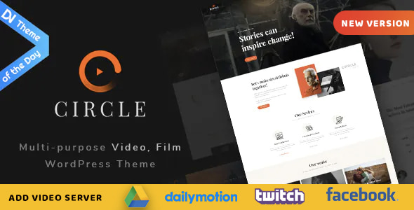 Circle 2.9.7 - Filmmakers & Movie Studios WordPress theme