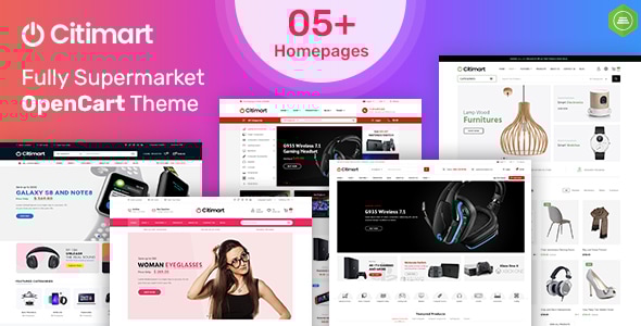 CitiMart 3.0.3.8 - Fully Supermarket OpenCart 3.0.x Theme