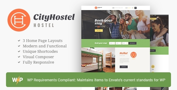 City 1.2.4 - Hostel  Travel & Hotel Booking WordPress Theme
