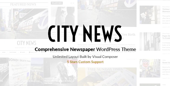 CityNews 1.3.3 - Comprehensive Newspaper WordPress Theme