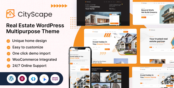 CityScape 5.0 - Real Estate WordPress Theme Multipurpose