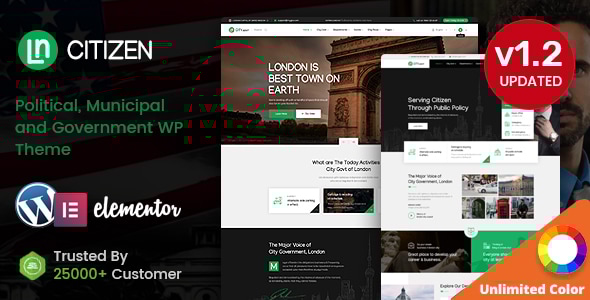 CityZen - Municipal and Government WordPress Theme  RTL
