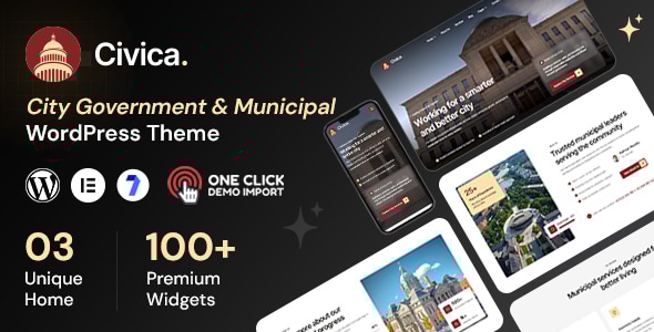 Civica - City Government & Municipal WordPress Theme