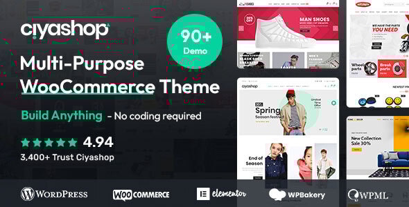CiyaShop 4.0 Multipurpose WooCommerce Theme