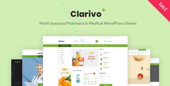 Clarivo 1.8.6 - Pharmacy and Medical WordPress theme