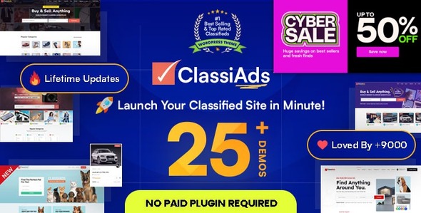 Classiads 5.5 - Classified Ads WordPress Theme
