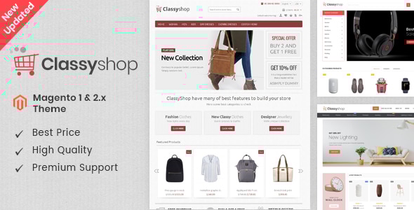 Classy Shop 2.2 - Magento Responsive Template