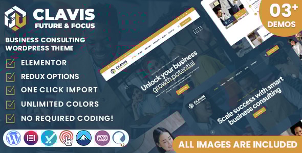 Clavis - Business Consulting WordPress Theme