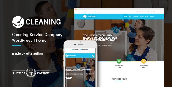Cleaning 1.4 - Service Company WordPress Theme