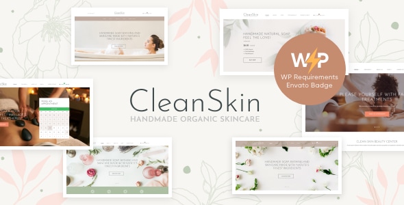 CleanSkin 1.6.4 - Handmade Organic Soap & Natural Cosmetics Shop WordPress Theme  Elementor