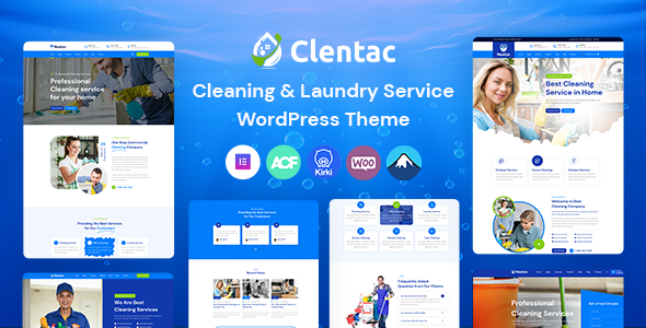 Clentac 6.7 - Cleaning Services WordPress Theme