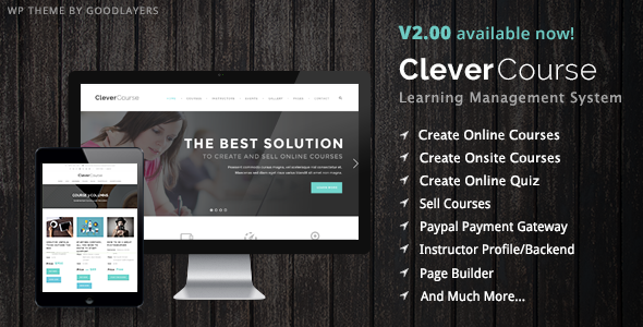 Clever Course 6.8 Education  LMS WordPress