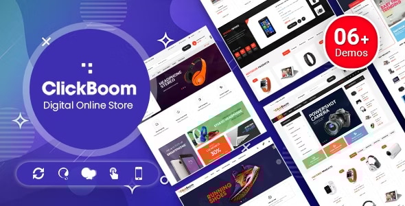 ClickBoom 1.6.22 - Digital Store WooCommerce WordPress Theme (6 Homepage Designs)