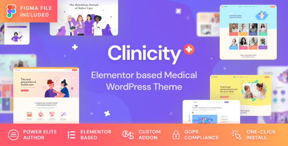 Clinicity 1.3.1 - Health & Medical Elementor Theme
