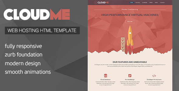 Cloud Me 6 - Web Hosting Responsive HTML Template