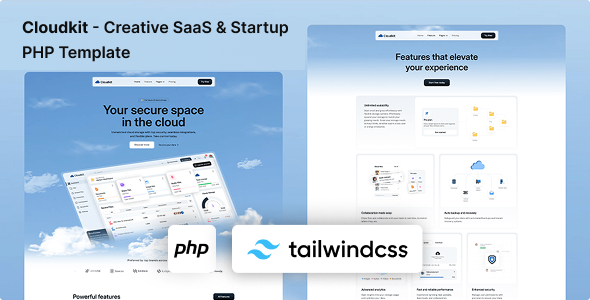 Cloudkit - Creative SaaS & Startup PHP Template