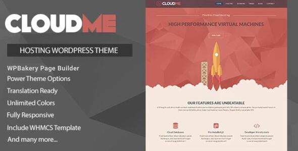 Cloudme Host 6.5 - WordPress Hosting Theme