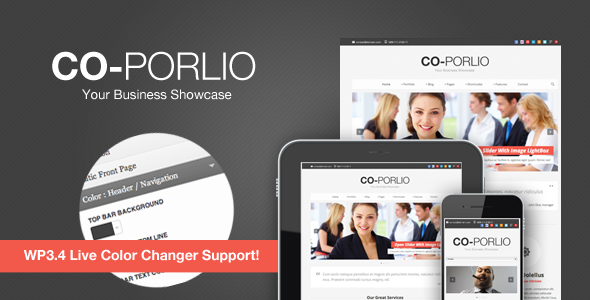 Co-Porlio Feature Rich WordPress Theme