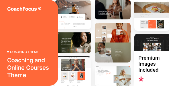 CoachFocus 1.3 - Coaching & Online Courses WordPress Theme